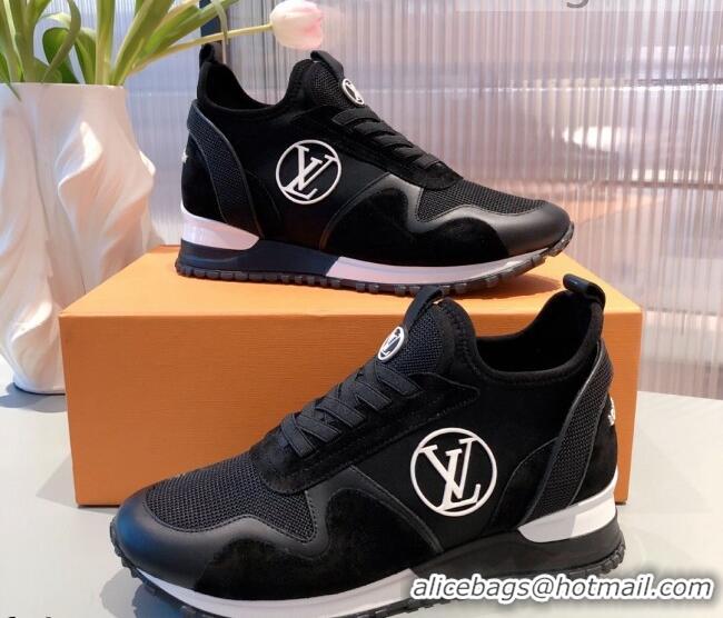 Low Cost Louis Vuitton Run Away Sneakers Black/White 112458