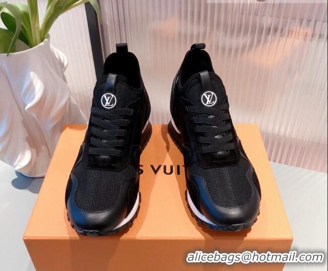 Low Cost Louis Vuitton Run Away Sneakers Black/White 112458