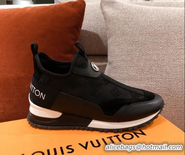 Most Popular Louis Vuitton Run Away Sneakers Black/White 112459