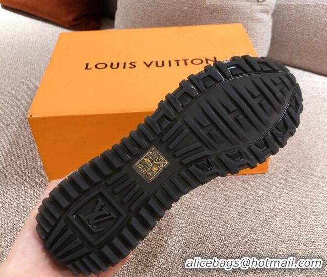 Most Popular Louis Vuitton Run Away Sneakers Black/White 112459