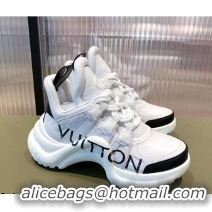 1:1 aaaaa Louis Vuitton LV Archlight Leather Sneakers White 112461