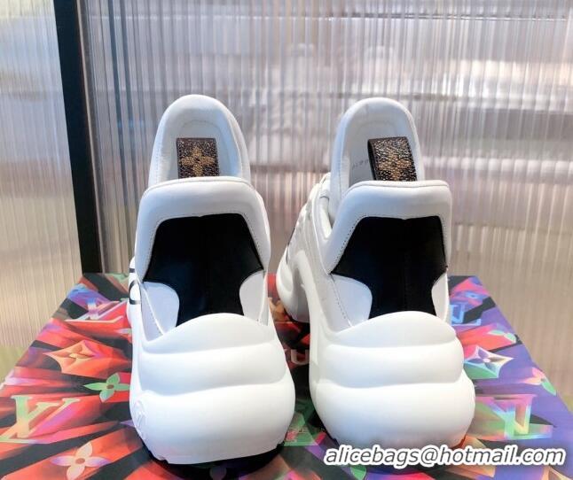 1:1 aaaaa Louis Vuitton LV Archlight Leather Sneakers White 112461