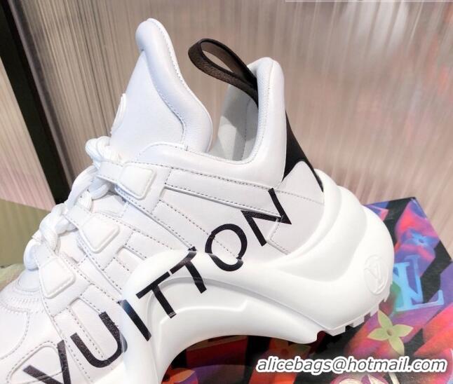 1:1 aaaaa Louis Vuitton LV Archlight Leather Sneakers White 112461