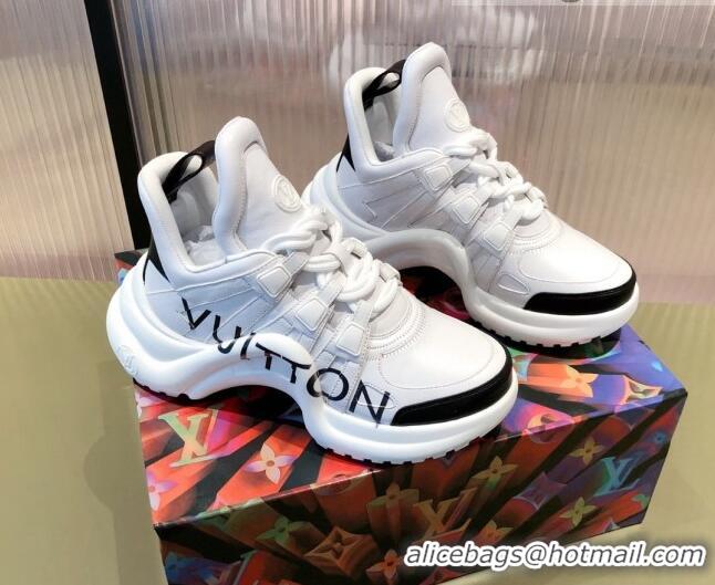 1:1 aaaaa Louis Vuitton LV Archlight Leather Sneakers White 112461