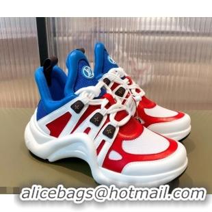 Super Quality Louis Vuitton LV Archlight Sneakers Blue/White/Red 112468