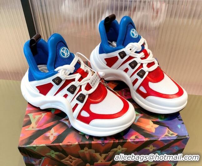 Super Quality Louis Vuitton LV Archlight Sneakers Blue/White/Red 112468