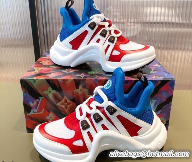 Super Quality Louis Vuitton LV Archlight Sneakers Blue/White/Red 112468