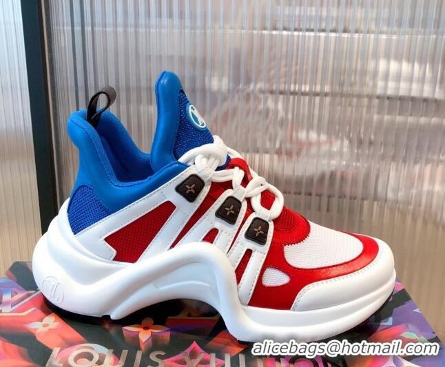 Super Quality Louis Vuitton LV Archlight Sneakers Blue/White/Red 112468