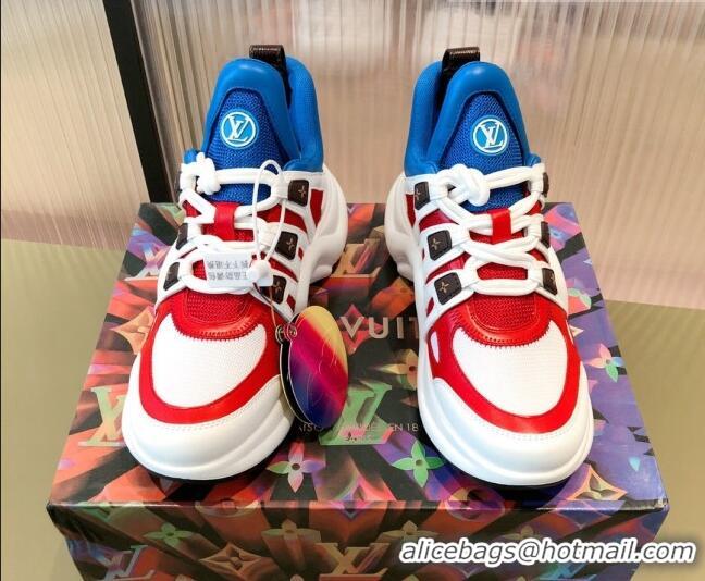 Super Quality Louis Vuitton LV Archlight Sneakers Blue/White/Red 112468