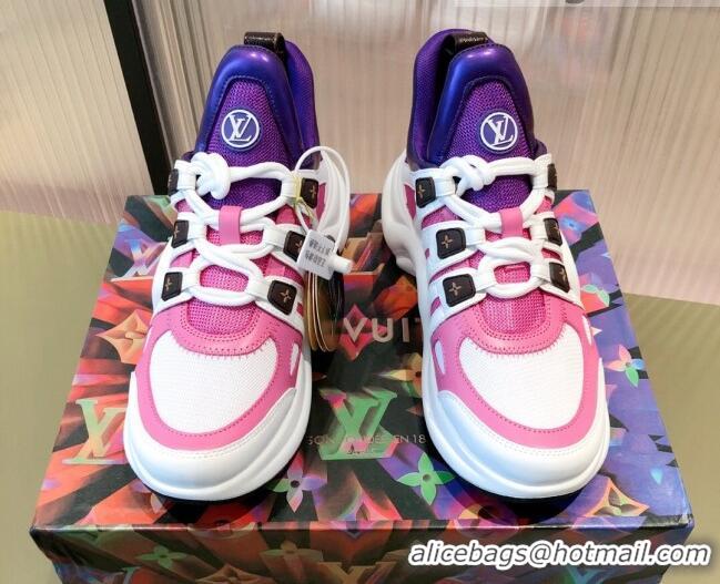 Affordable Price Louis Vuitton LV Archlight Sneakers Purple/Pink/White 112469