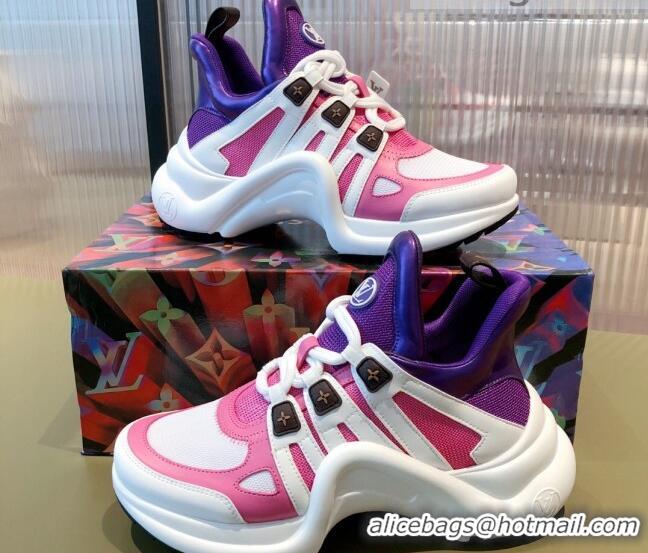 Affordable Price Louis Vuitton LV Archlight Sneakers Purple/Pink/White 112469