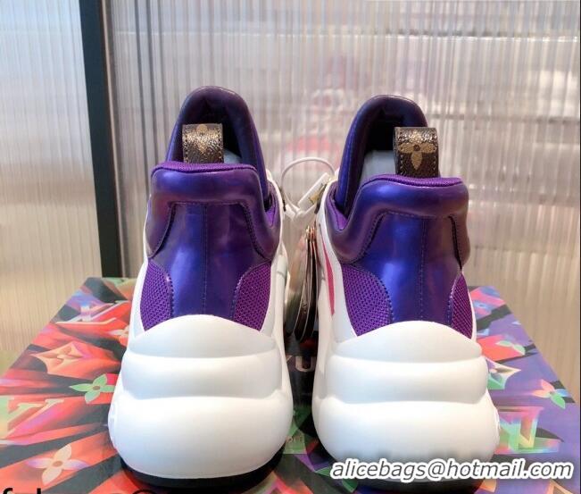 Affordable Price Louis Vuitton LV Archlight Sneakers Purple/Pink/White 112469