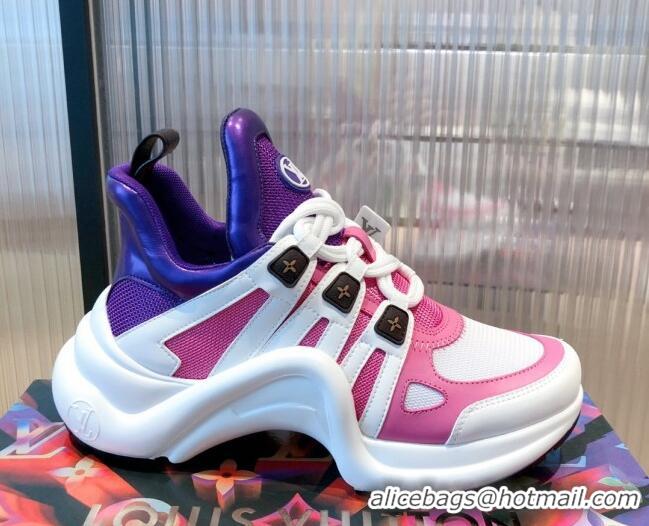 Affordable Price Louis Vuitton LV Archlight Sneakers Purple/Pink/White 112469