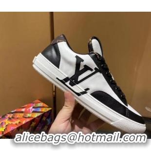 Low Price Louis Vuitton Charlie Calfskin Low-top Sneakers 112478 White/Black