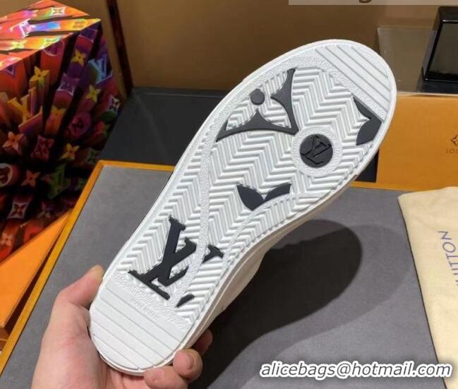 Low Price Louis Vuitton Charlie Calfskin Low-top Sneakers 112478 White/Black