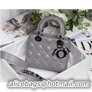 Famous Brand LADY DIOR MY ABCDIOR BAG Cannage Lambskin M0538I gray