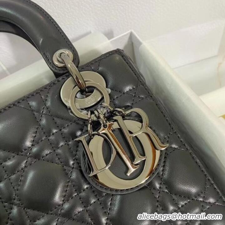 Inexpensive LADY DIOR MY ABCDIOR BAG Cannage Lambskin M0538I black