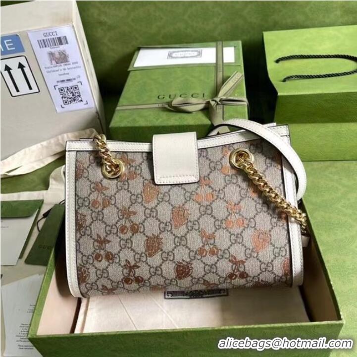 Buy New Gucci Padlock small berry tote bag 498156 White