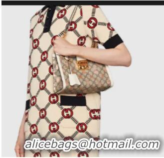 Buy New Gucci Padlock small berry tote bag 498156 White