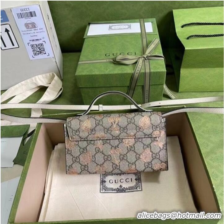 Promotional Gucci Padlock berry print mini bag 652683 White