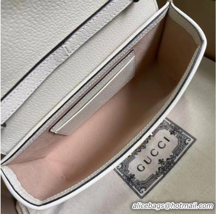 Promotional Gucci Padlock berry print mini bag 652683 White