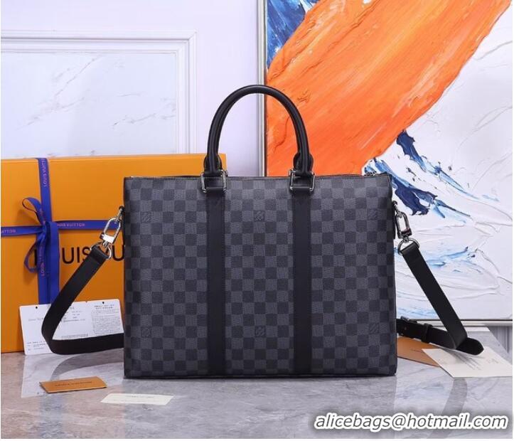 New Fashion Louis Vuitton Damier Graphite canvas BRIEFCASE M33416 black