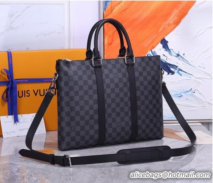 New Fashion Louis Vuitton Damier Graphite canvas BRIEFCASE M33416 black