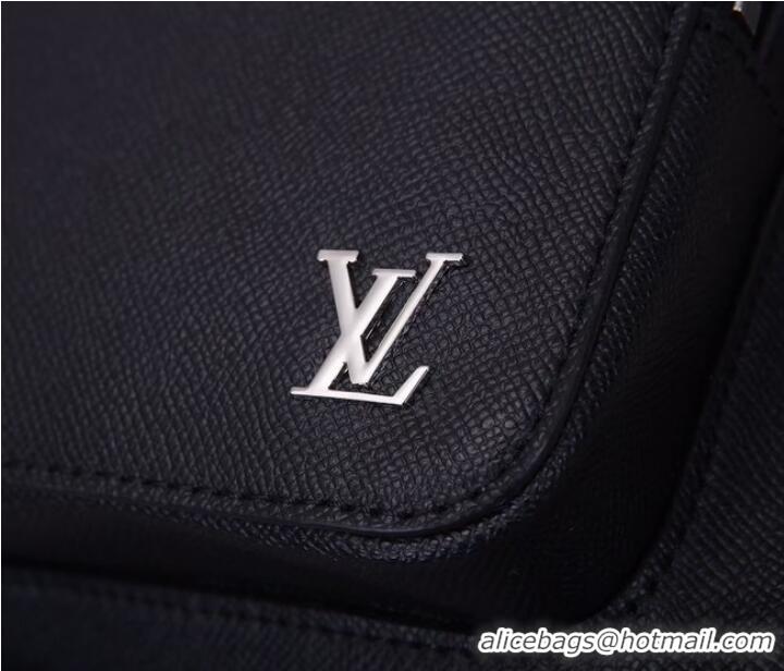 Traditional Discount Louis Vuitton Taiga cowhide leather BACKPACK M30258 BLACK