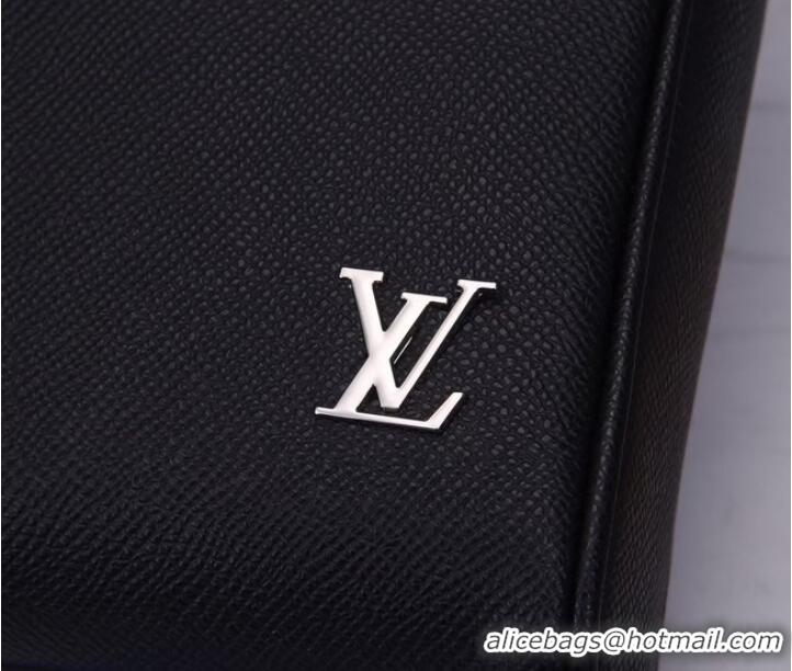 Promotional Louis Vuitton Taiga cowhide leather MESSENGER M30265 BLACK