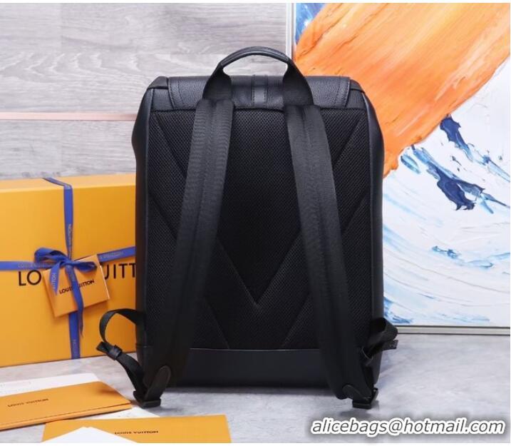 Shop Grade Louis Vuitton CHRISTOPHER SLIM BACKPACK M58644 black