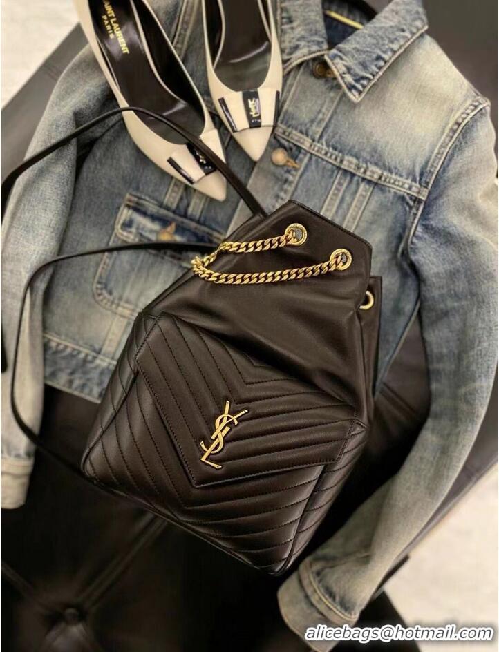 Super Quality Yves Saint Laurent JOE BACKPACK IN LAMBSKIN 772609 black