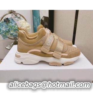 Charming Dior D-Wander Calfskin Sneakers 111559 Beige