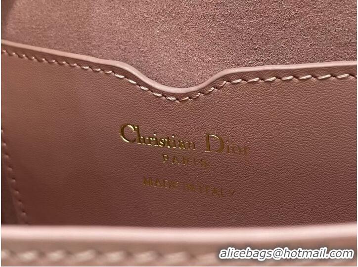 Specials Discount MEDIUM DIOR BOBBY BAG Warm Taupe Box Calfskin M9327 pink