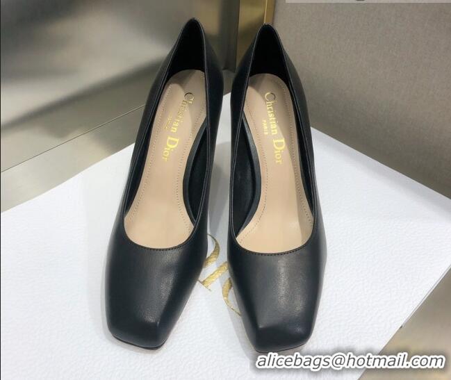 Top Quality Dior Rhodes Calfskin Pumps 111583 Black