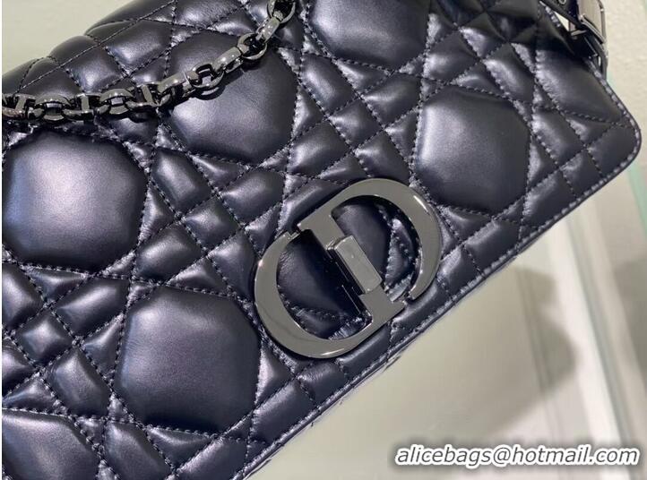 Buy Luxury LARGE DIOR CARO BAG Gradient Cannage Lambskin M9243E black