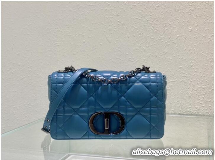 Top Quality MEDIUM DIOR CARO BAG Gradient Cannage Lambskin M9242WN blue