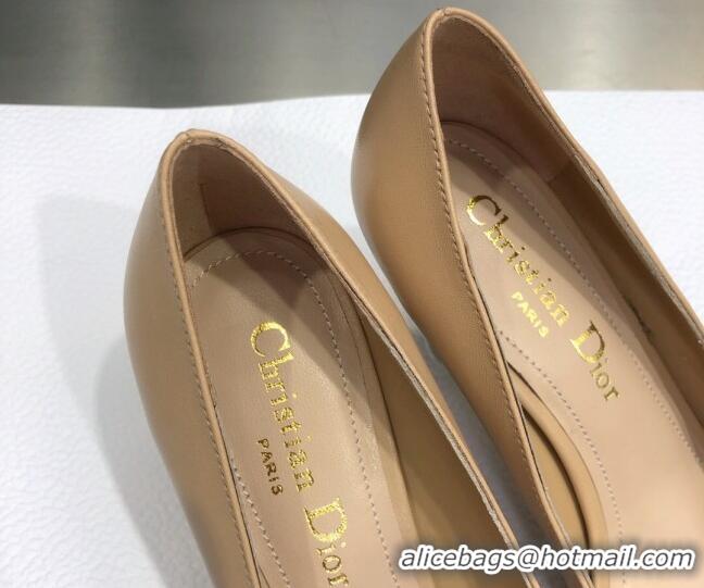 Trendy Design Dior Rhodes Calfskin Pumps Beige 111585