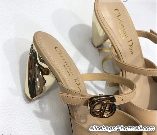 Best Price Dior Rhodes Calfskin Slingback Pumps 111586 Beige