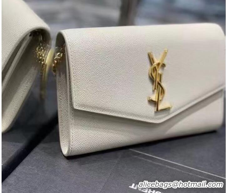 Fashion Discount Yves Saint Laurent Calf leather cross-body bag Y707788 white