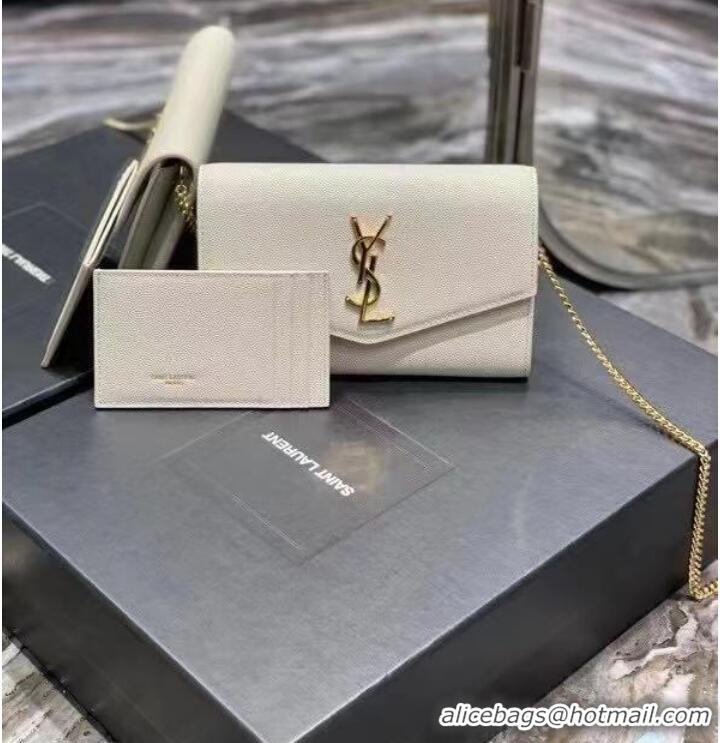 Fashion Discount Yves Saint Laurent Calf leather cross-body bag Y707788 white