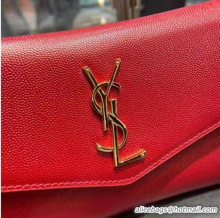 Buy Discount Yves Saint Laurent Calf leather cross-body bag Y707788 Red