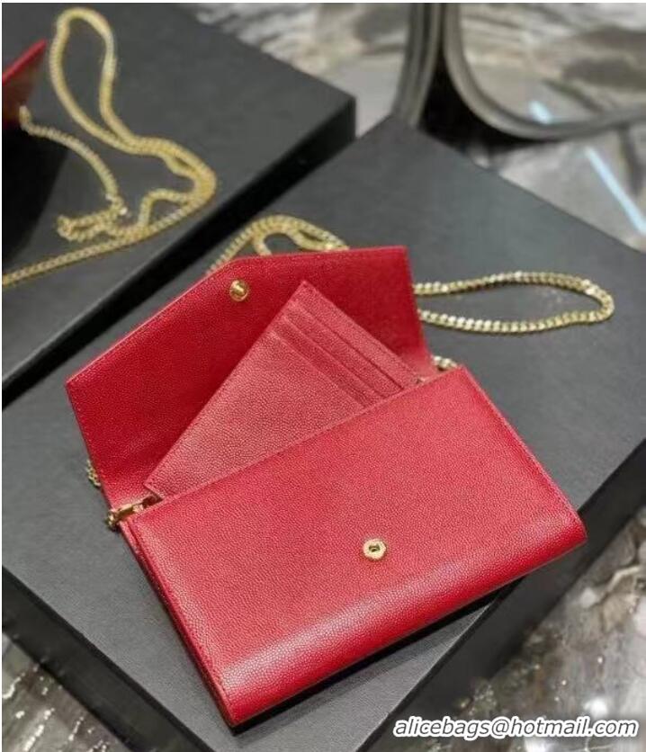 Buy Discount Yves Saint Laurent Calf leather cross-body bag Y707788 Red