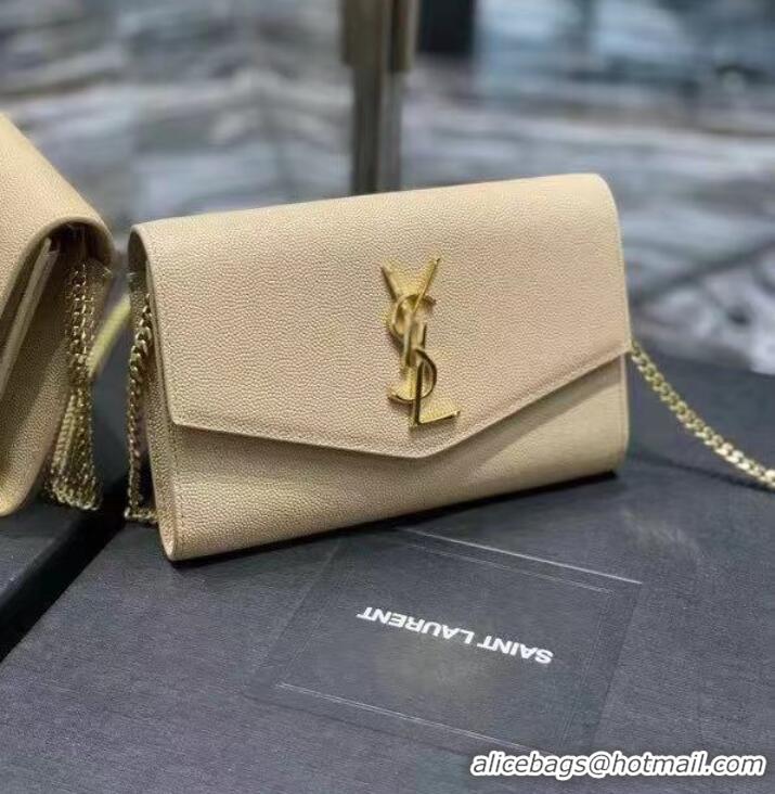 Top Quality Yves Saint Laurent Calf leather cross-body bag Y707788 BEIGE