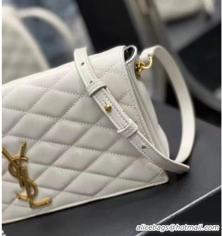 Buy Discount Yves Saint Laurent KATE SUPPLE 99 IN QUILTED LAMBSKIN 6766281 white