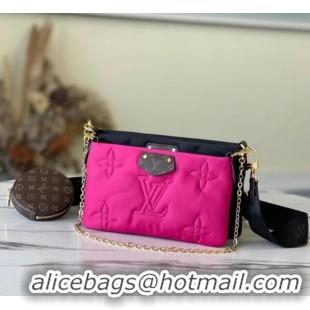 Top Quality Louis Vuitton MAXI MULTI POCHETTE ACCESSOIRES M58980 Fuchsia