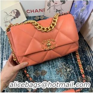 Chanel 19 flap bag Original Leather AS1160 AS1161 AS1162 Coral