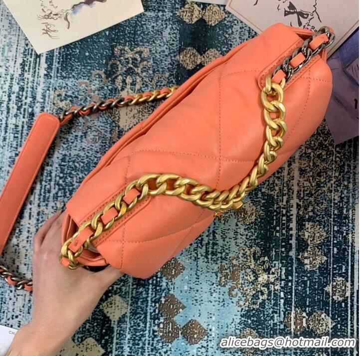 Chanel 19 flap bag Original Leather AS1160 AS1161 AS1162 Coral