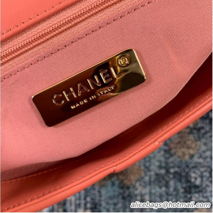 Chanel 19 flap bag Original Leather AS1160 AS1161 AS1162 Coral