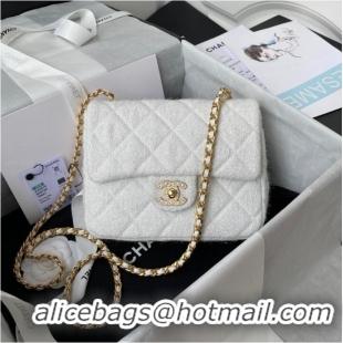 Wholesale Discount CHANEL SMALL FLAP BAG AS2819 White