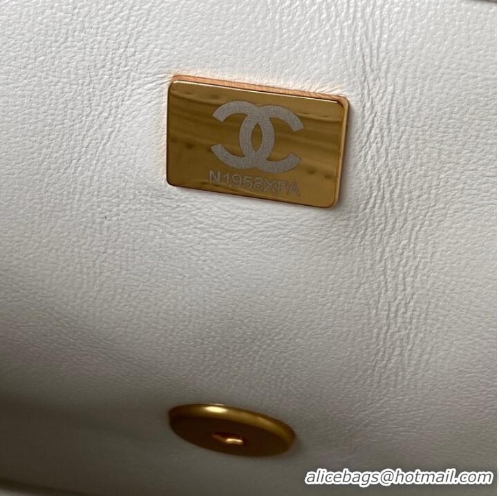 Wholesale Discount CHANEL SMALL FLAP BAG AS2819 White